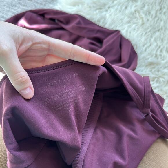 Vitality Purple Plum Athletic Jumpsuit - Picture 2 of 8